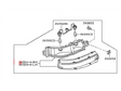 26555-CD01A Nissan Side Marker Lamp Illustration 1 of 1