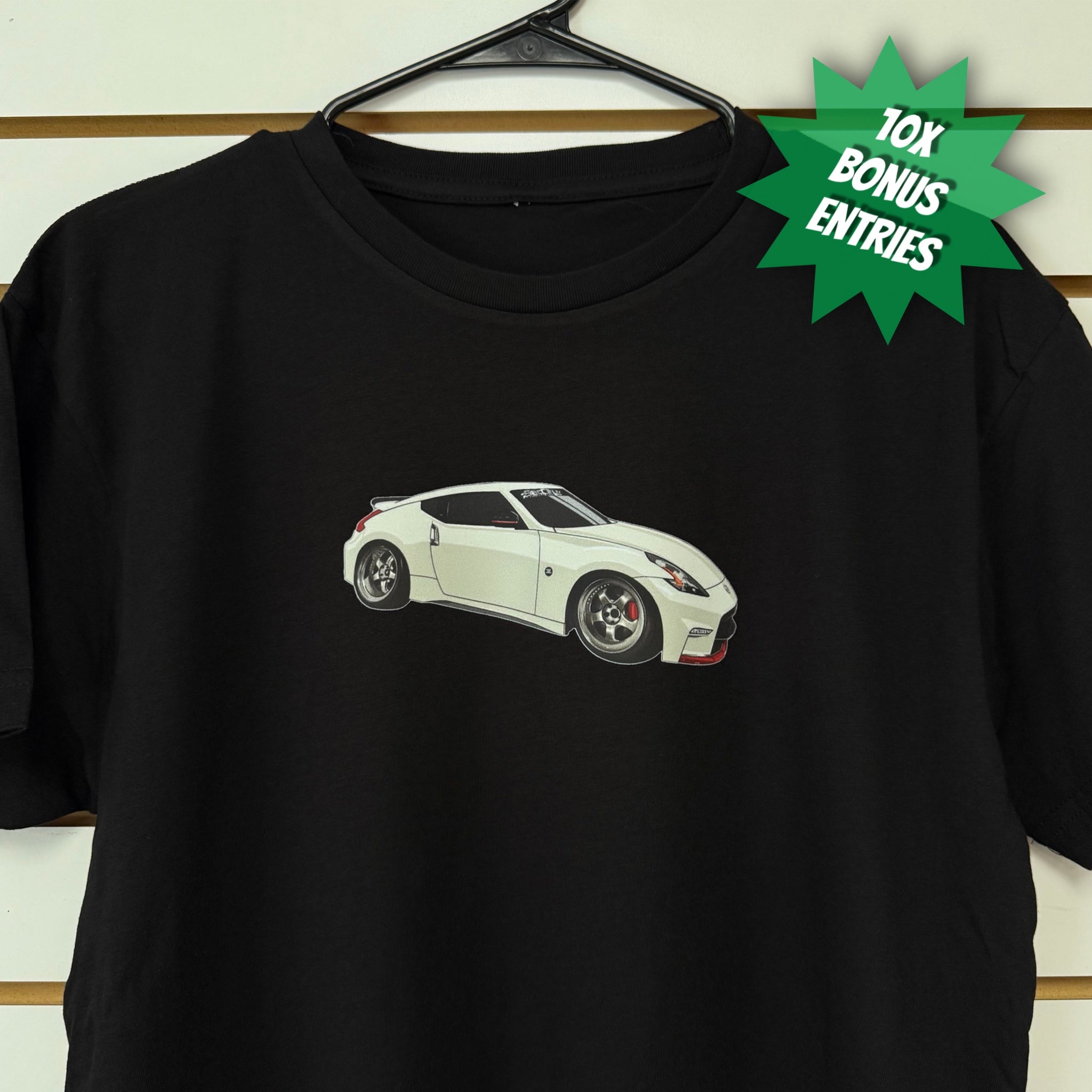 370z Nismo T Shirt EARNS 10X BONUS ENTRIES Sac City Auto Parts