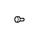 80999-VE000 Nissan Lower Quarter Trim Clip Illustration 1 of 1