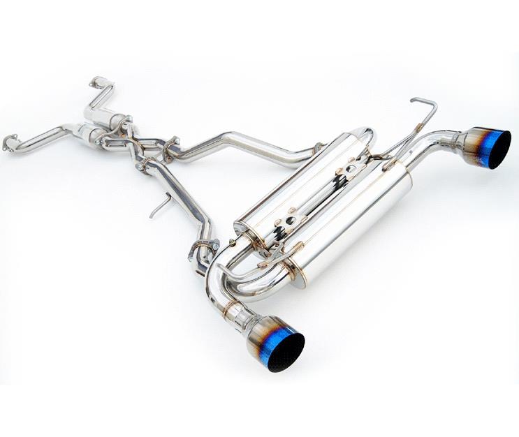Invidia 02-08 Nissan 350z Gemini Rolled Titanium Tip Cat-back