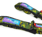 NRG 5PT 3in. Seat Belt Harness / Cam Lock - Green