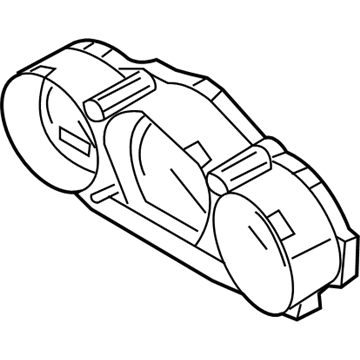 24820-EV21B Nissan Instrument Cluster Illustration 1 of 1