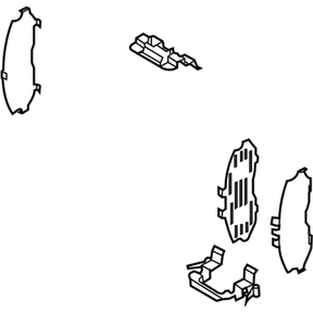 41080-0V726 Nissan Hardware Kit Illustration 1 of 1