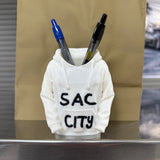 Desk Pen Holder Sweater Figure