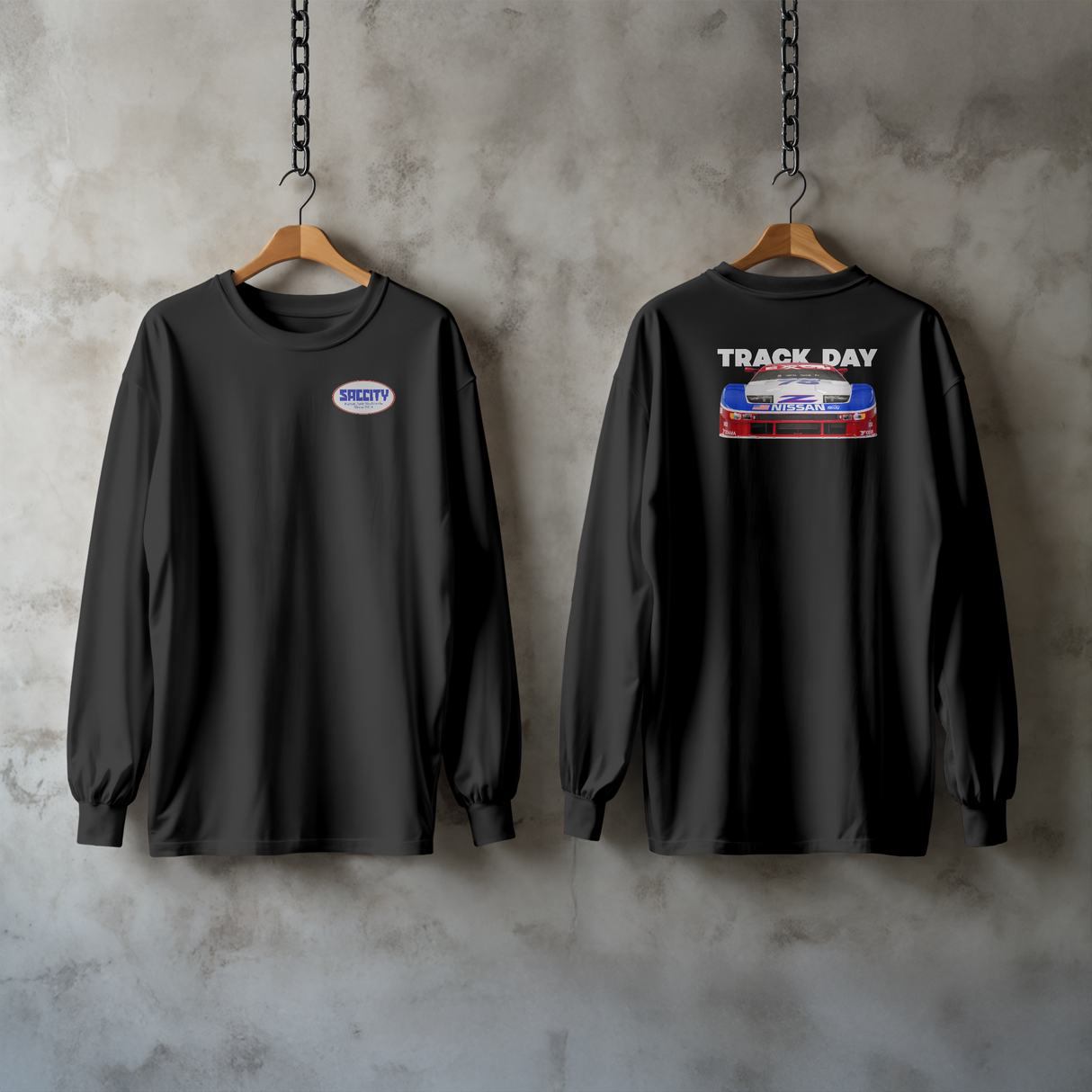 Twin Turbo Track Day Long Sleeve T Shirt