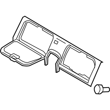 84909-CE401 Nissan Luggage Cover Illustration 1 of 1