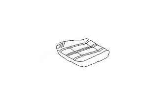 87311-CD100 Nissan Pad Front Seat Cushion Illustration 1 of 1