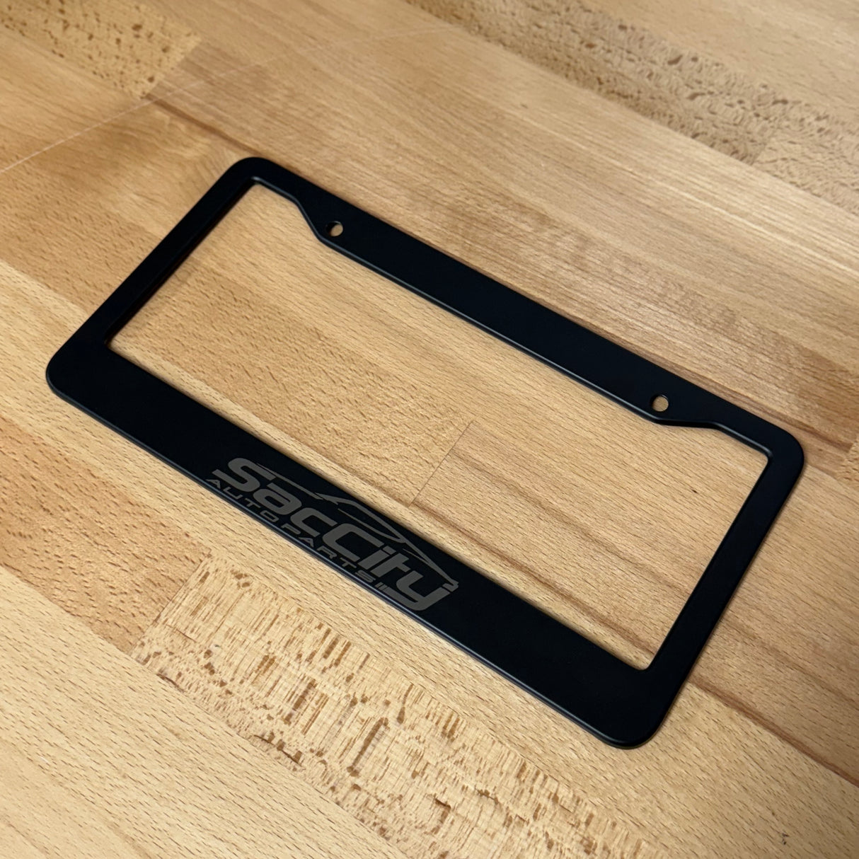 Metal Sac City Plate Frame