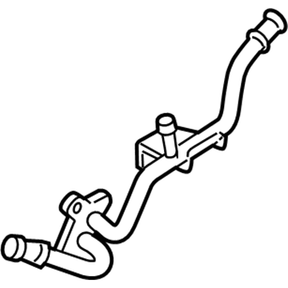 21022-AQ00A Nissan Water Pipe Illustration 1 of 1