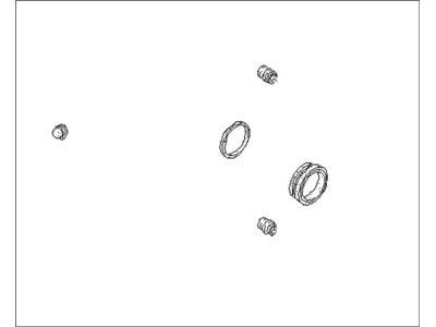 41120-12U25 Nissan Caliper Overhaul Kit Illustration 1 of 1