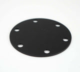 NRG Horn Delete Plate Laser Logo - Black