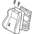 87650-CF41A Nissan Seat Back Assembly Illustration 1 of 1
