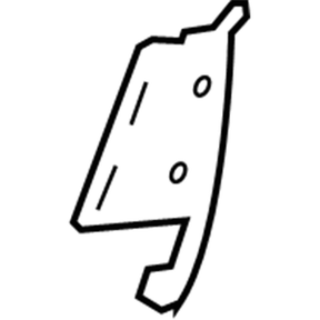 28038-CD01A Nissan Am FM Cd Bracket Illustration 1 of 1