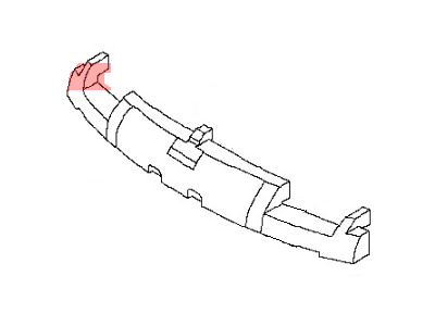 62090-CD000 Nissan Energy Absorber Illustration 1 of 1