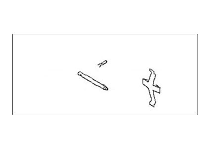 44218-12U26 Nissan Clip,Pin And Cross Spring Set Illustration 1 of 1