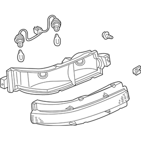 26550-CD01A Nissan Side Marker Lamp Illustration 1 of 1