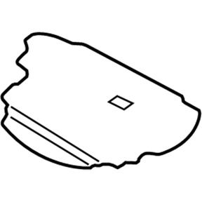 84960-CF000 Nissan Spare Tire Panel Illustration 1 of 1