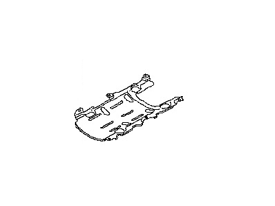 11113-EY00A Nissan Oil Pan Baffle Illustration 1 of 1