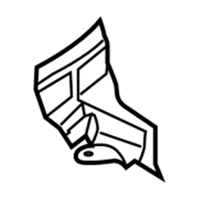 76618-CE400 Nissan Gusset Illustration 1 of 1