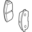 D1060-1NC1B Nissan Front Pads Illustration 1 of 1