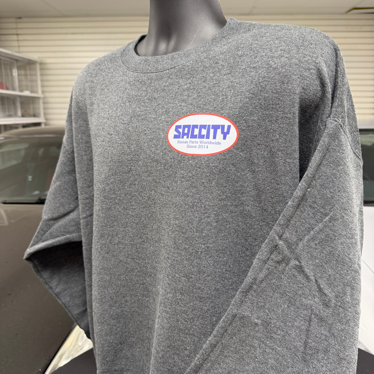Grey Sac City Sweater