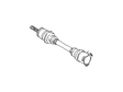 39601-AR400 Nissan Axle Assembly Illustration 1 of 1