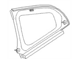83307-CD000 Nissan Quarter Glass Illustration 1 of 1