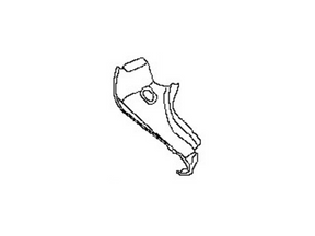 78117-CE440 Nissan Rear Gutter Illustration 1 of 1