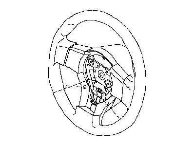 48430-CF61B Nissan Steering Wheel Illustration 1 of 1