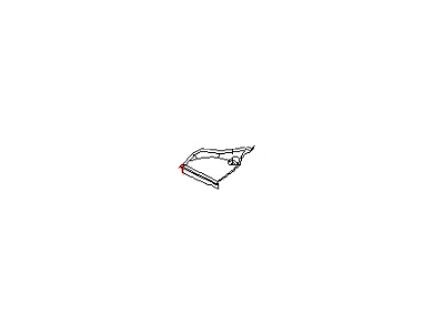 66893-CD000 Nissan Cowl Panel Insulator Illustration 1 of 1