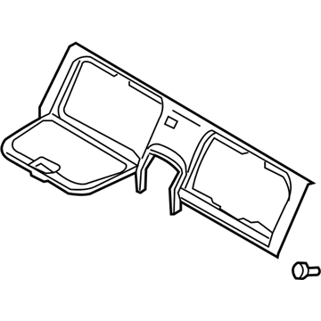 84909-CD00D Nissan Storage Cover Illustration 1 of 1