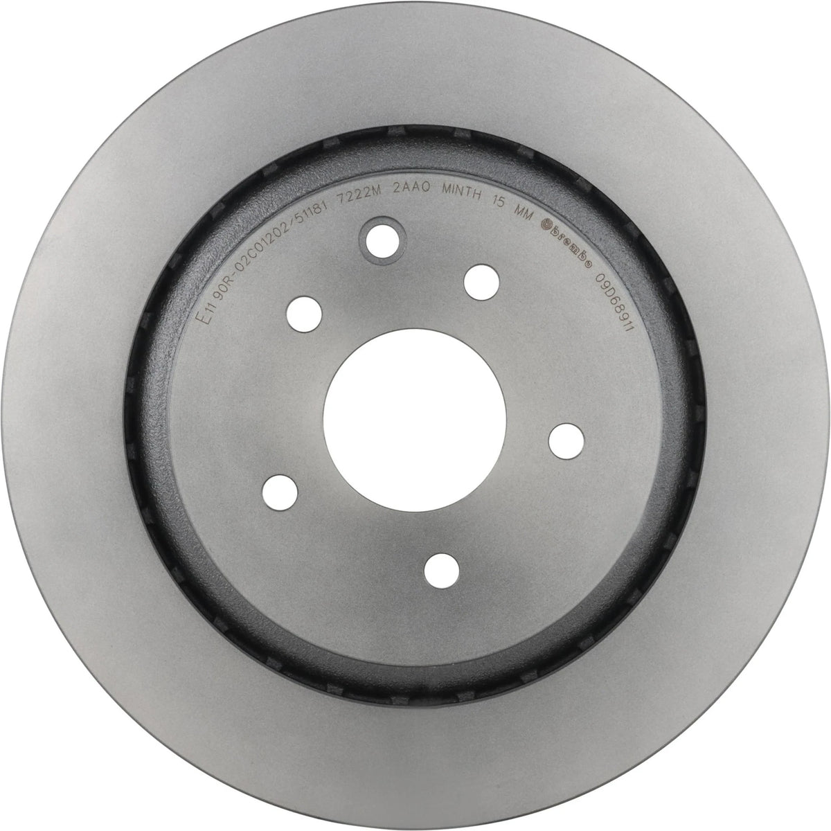 Single Brembo Prime 09.D689.11 rear brake disc, 330 mm