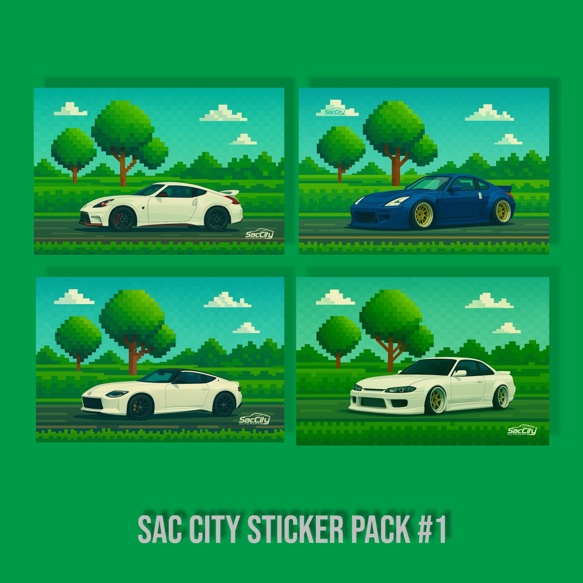 Sticker Slap Pack #1 – Sac City Auto Parts