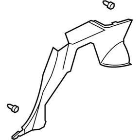 76900-CD041 Nissan Quarter Trim Illustration 1 of 1