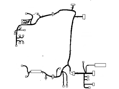 24012-CF41B Nissan Engine Room Harness Illustration 1 of 1