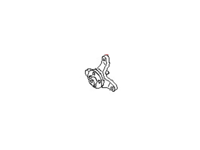 21046-4P100 Nissan Bracket Fan Pulley Illustration 1 of 1