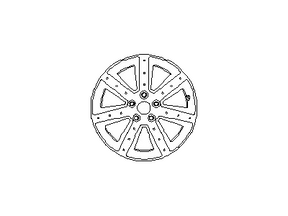 40300-CD028 Nissan Wheel Alloy Illustration 1 of 1