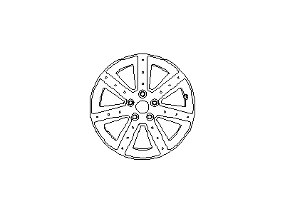 40300-CD028 Nissan Wheel Alloy Illustration 1 of 1
