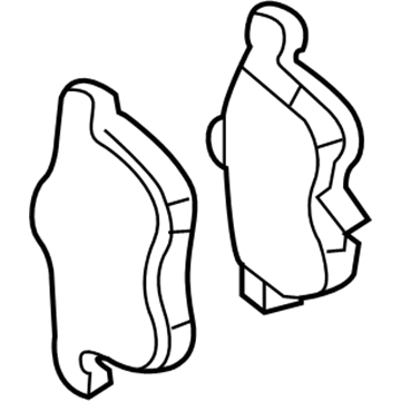 D4060-CB10J Nissan Rear Pads Illustration 1 of 1