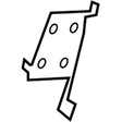 28039-CD01A Nissan Am FM Cd Bracket Illustration 1 of 1