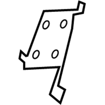 28039-CD01A Nissan Am FM Cd Bracket Illustration 1 of 1