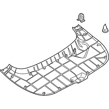 90901-CD001 Nissan Lower Trim Panel Illustration 1 of 1