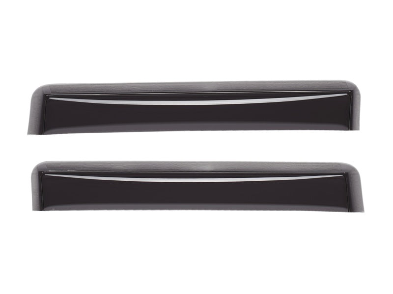 WeatherTech 19-26 Chevrolet Silverado 1500 Crew Front & Rear Side Window Deflectors - Matte Black