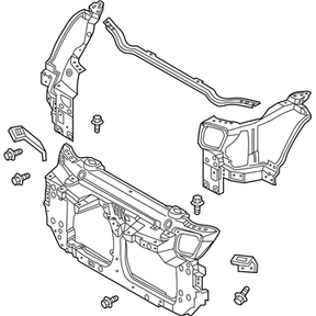 62500-CD705 Nissan Radiator Support Illustration 1 of 1