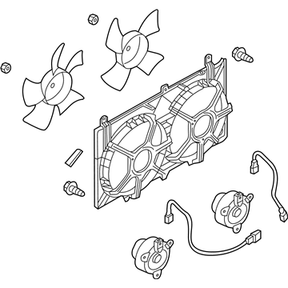 21481-CF40B Nissan Fan & Motor Illustration 1 of 1