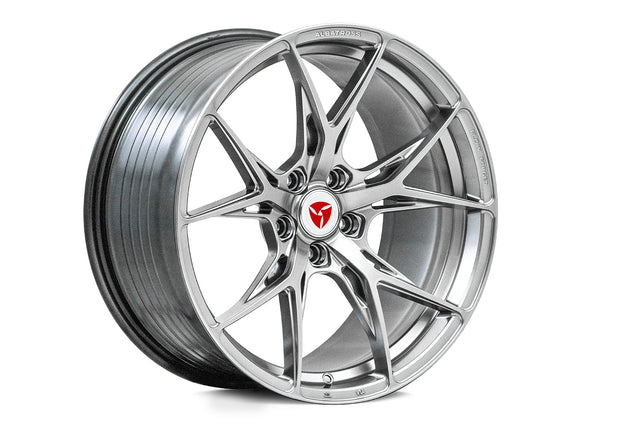 Image of AB-15S Flow Forged wheel in Hyper Black color.