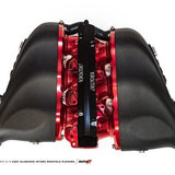 ALPHA GT-R Cast Plenum / Billet Intake Manifold Standard Fuel Rail (6 Injector) Black