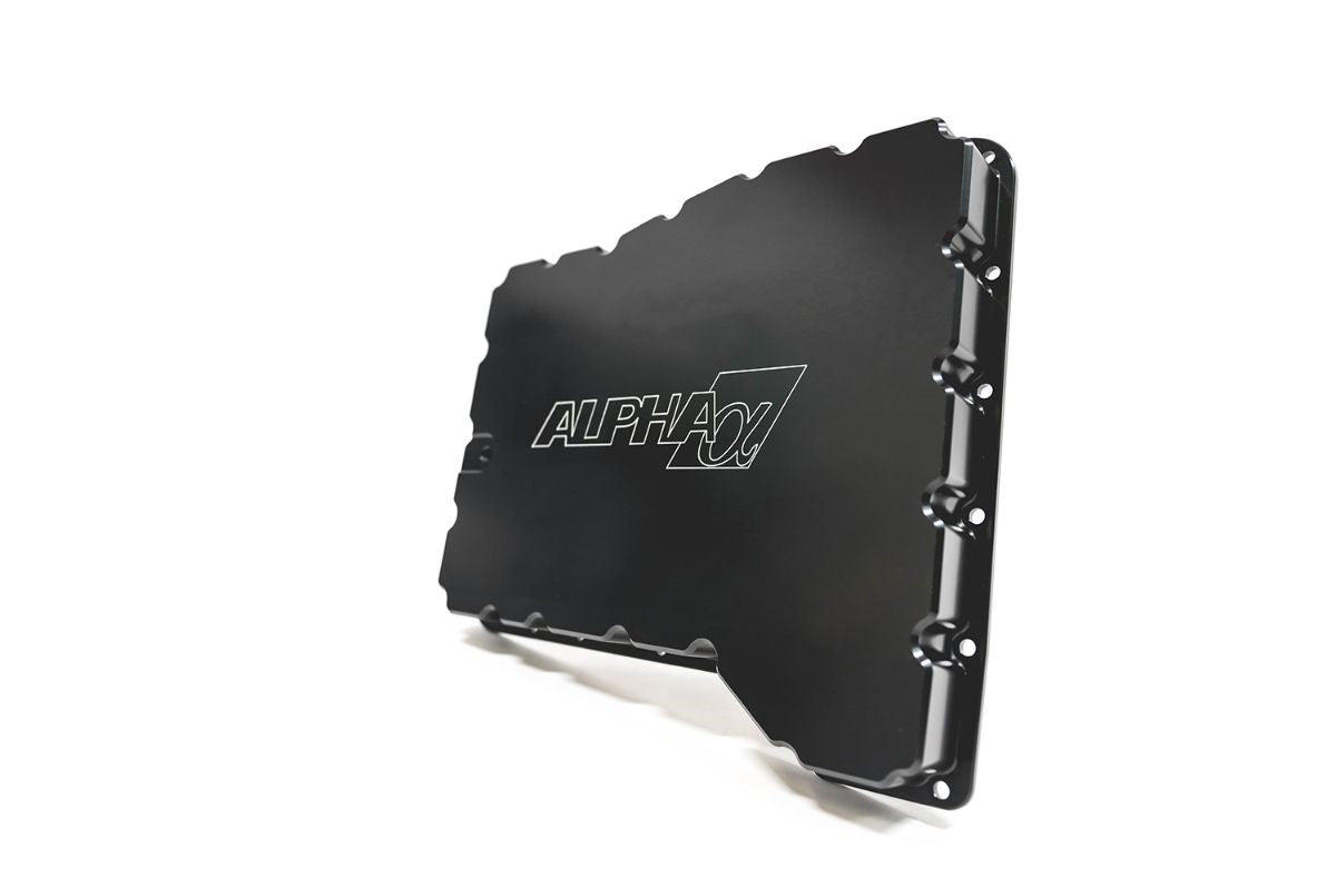 Alpha Performance R35 GT-R GR6 Deep Billet Transmission Pan and Filter Pickup Extension / Relocation Kit (Drag / Street Kit)