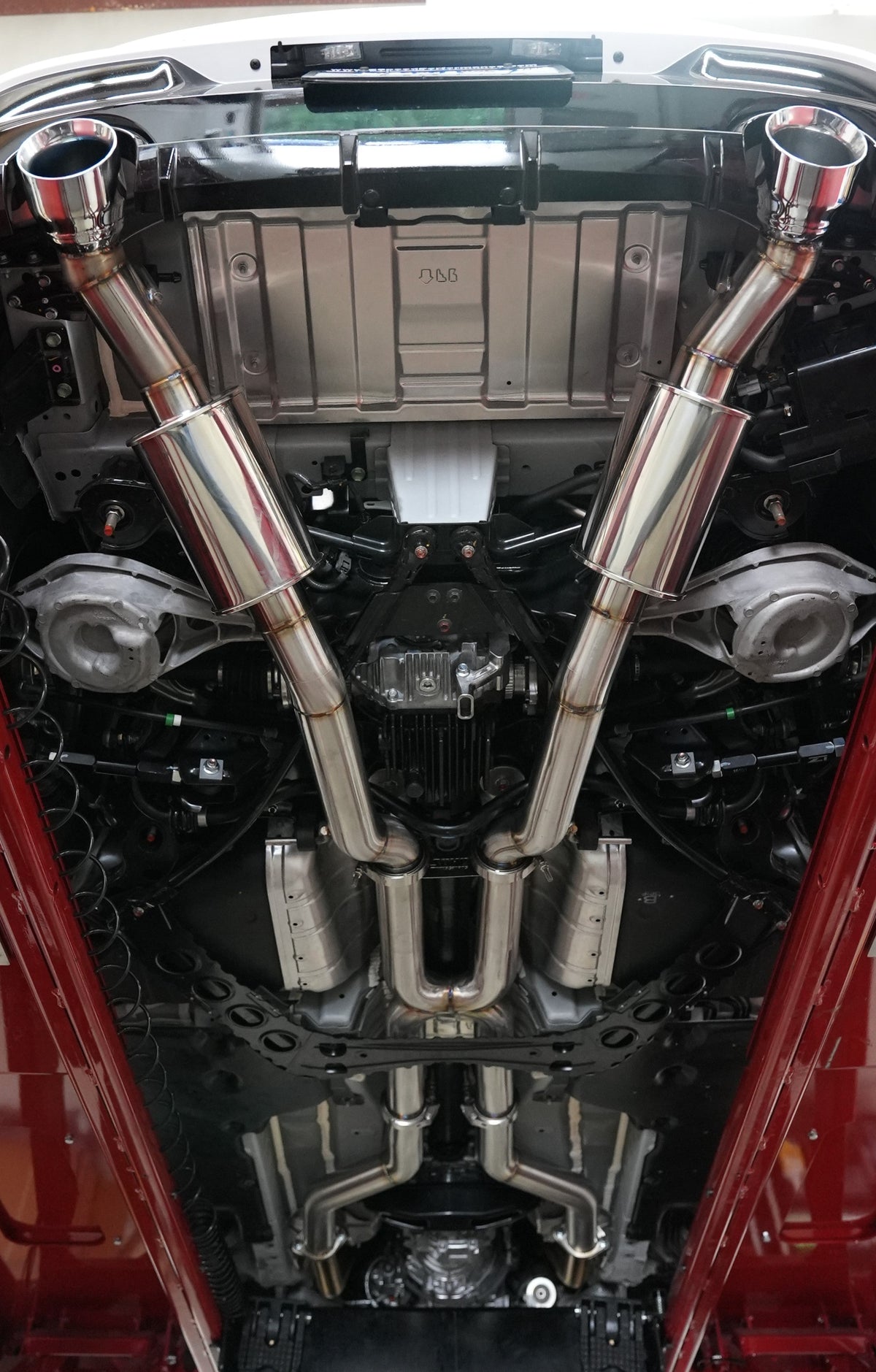 SOHO Motorsports Nissan Z, Q50, and Q60  3" Dual Exit Exhaust System