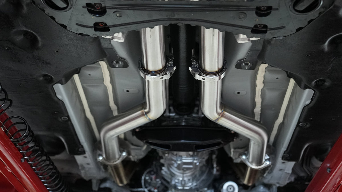 SOHO Motorsports Nissan Z, Q50, and Q60  3" Dual Exit Exhaust System
